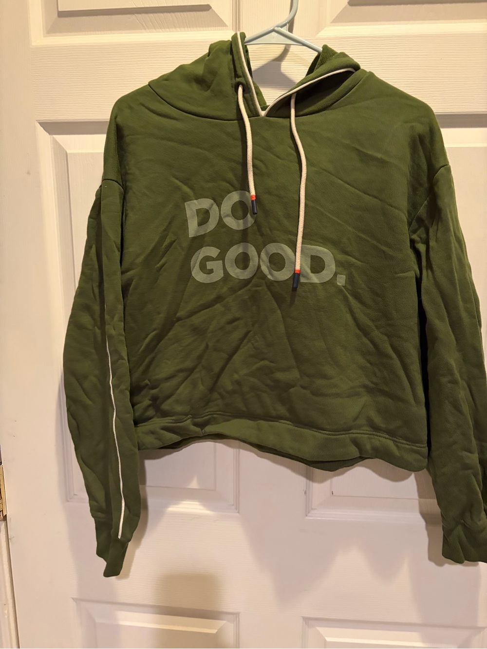 Cotopaxi Do Good Olive Green Hooded Sweatshirt - cropped